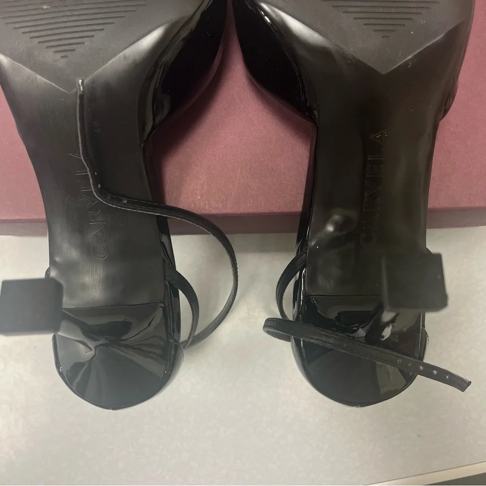 *Like New* Carvela Black Patent Heels for Women - Picture 6 of 7